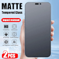 Miniatyrbild 1 av 6: 2 ST Matte HD Härdat Glas För iPhone 11 12 13 14 15 16 Pro Max Glas För iPhone 14 15 16 Plus Glas Skärmskyddsfilm For iPhone 11 ProMax High Definition