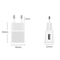 Miniatyrbild 5 av 5: 5V/2A Telefonladdare för Samsung S6 S7 S8 S20 Note20 10 9 8 Dubbel USB Hem Reseladdare Mobiltelefon Ström EU 1usb White