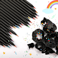 Miniatyrbild 3 av 6: Regnbåge Färgpennor För Barn, Koncentrisk Gradient Kritor, Konstmålning, Ritning, 10 Datorer/Set, 7 Färger, Kawaii 10pcs