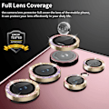 Miniatyrbild 3 av 6: Lämplig För Samsung Galaxy S25Ultra S23 S24 Ultra S24 Plus S22Ultra Diamant Glänsande Färgglad Mobiltelefon Linsskyddsfilm Siliver-Z For Samsung S25