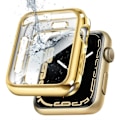 Miniatyrbild 2 av 6: TPU-skal för Apple Watch Series 9 8 7 6 5 4 3 SE 41mm 45mm 42-44mm-40mm skärmskydd Tillbehör för Apple Watch armband Pink gold 40mm series 654 Se