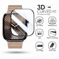 Miniatyrbild 1 av 6: 3D Full Curved Skärmskydd För Apple Watch Series 10 9 8 7 6 Vattentät Film För iWatch Ultra 2 1 S10 Ej Glas Tillbehör 2pcs Series 9 8 7 45mm