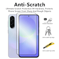 Miniatyrbild 5 av 6: 6-i-1 Glas för Samsung Galaxy A56 5G För Samsung Galaxy A06 A16 A26 A36 A56 Härdat Glas 2.5D Fulltäckande Lim Skärmskydd 1 Glass and 1 Lens For A06 5G