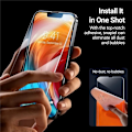 Miniatyrbild 2 av 6: 1-5 st Härdat Glas För IPhone 16 15 14 13 12 11 Pro Max Skärmskydd För IPhone 7 8 14 Plus X XS XR Skyddsglasfilm For iphone XR 5PCS Tempered Glass