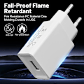 Miniatyrbild 3 av 6: Universella 5V2A USB-laddare QC3.0 Snabbladdning Höghastighetsladdare för IPhone Android Portabel Strömladdning EU Set-5V 2A
