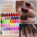 Miniatyrbild 4 av 6: LILYCUTE 6 st/set 7ml Kaffeserie Gel Nagellack Kit 125 Färger Manikyr Semi Permanent Soak Off UV Nagelkonst Gel Lack 6Pcs 04
