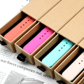 Miniatyrbild 5 av 6: Silikonarmband för Apple Watch armband 44mm 45mm 40mm 41mm 42-38mm 45 mm sportarmband iwatch serie 8 7 6 5 4 3 SE 9 Ultra 2 49mm 75 Mist Blue 49mm-42-44-45mm M-L