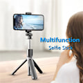 Miniatyrbild 2 av 5: Roreta Trådlös Selfie Stick Stativ Bluetooth Fjärrkontroll Utdragbart Stativ för iPhone Mobiltelefon Tiktok Live Streaming Normal version