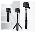 Miniatyrbild 1 av 6: Osynlig förlängd selfiestick i kolfiber för Insta360 X3 GO3 Action 4-tillbehör för DJI GoPro 13 12 9 Selfiestick Mini selfie stick