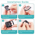 Miniatyrbild 6 av 6: 9D Böjd Skyddsfilm För Huawei Band 9 8 7 6 Smartwatch Skärmskyddsfilmer För Huawei Band 7 8 9 Anti-repa Mjuk Film 4PC For Huawei band 9