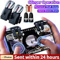Miniatyrbild 2 av 7: G21 Mobile Phone Game Trigger Gamepad Joystick 6-finger Sikta Shooting L1 R1 Knapp för telefon Android för PUBG Game Controller dactylotheca