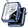 Miniatyrbild 1 av 6: TPU-skal för Apple Watch Series 9 8 7 6 5 4 3 SE 41mm 45mm 42-44mm-40mm skärmskydd Tillbehör för Apple Watch armband Blue 42mm Series 3 2 1