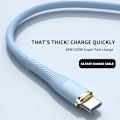 Miniatyrbild 2 av 6: 100W 6A USB Typ C Kabel Snabb Laddning Datakabel För Samsung S21 Xiaomi IPhone 15 Typ C till Typ C Kabel Data Linje 0.25/1/1.5/2M 100W CC Cable 2m