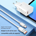 Miniatyrbild 4 av 6: Xiaomi Original Laddare 120W 67W 33W Snabbladdare EU Vägg Gan Laddningsadapter USB Typ C Kabel För Xiaomi Redmi Modell 120W add 6Adata line
