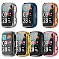 Miniatyrbild 5 av 6: TPU Skyddsfodral För Xiaomi Redmi Watch 3 active Fulltäckande Skärmskydd För Redmi Watch 3 Smartklocka Stötfångarskal Rose Gold Redmi Watch 3