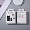 Miniatyrbild 1 av 6: SAMSUNG 45W Super Snabbladdare för Galaxy S24 Z Flip Fold 5 4 3 2 S24 S23 S22 Note20 Ultra Plus A55 5A USB C till USB C PD-kabel EU set Black