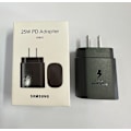 Miniatyrbild 5 av 6: Original Samsung 25W Laddare PD ny Chargeur Galaxi Z Fold 6 5 Z Flip 4 S25 S24 S23 A05s A54 A24 A23 M54 M13 M22 M32 M53 only charger Black EU Plug
