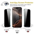 Miniatyrbild 2 av 6: 3-pack Dammtät Installation Sekretess Skärmskydd för IPhone 16 14 11 12 13 15 Pro Max 7 8 Plus Mini X XR XS Anti-spion Glas For iPhone 11 (XR) Anti Peeping