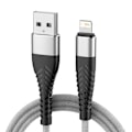 Miniatyrbild 1 av 6: Snabb USB-kabel för iPhone 13 14 12 11 Pro XS Max 5 6 7 8 Plus SE iPad Origin 3M Sladd Mobiltelefon Sladd Data Laddare Kabel WHITE 3m
