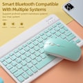 Miniatyrbild 6 av 7: Bluetooth -mus för iPad Samsung MatePad Lenovo MiPad Android Windows Tablet Batteri Trådlös mus för bärbar bärbar dator white