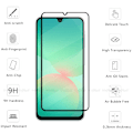 Miniatyrbild 3 av 6: 6-i-1 För Samsung Galaxy A26 Glas Samsung A26 Härdat Glas Fulltäckande Lim 9H Skärmskydd Samsung A26 A 26 Linsskydd 2 Glass and 2 Lens For A26