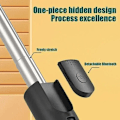 Miniatyrbild 5 av 6: Selfie Stick Stativ Utdragbart Trådlöst Bluetooth Fjärrkontroll Portabelt Smartphone Stativ Fäste För iOS Android Telefon White With lamp