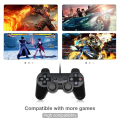 Miniatyrbild 5 av 7: USB kabelansluten PC Game Controller Gamepad För WinXP/Win7/Win8/Win10 Joypad För PC Windows Dator Laptop Svart Game Joystick Black