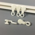 Miniatyrbild 5 av 6: Tyst Gardinstångs Rulle För Rumsgardiner Badrumsgardiner Persienner Gardin Plastspår Rulle Universal style 50pcs