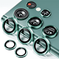 Miniatyrbild 1 av 6: Lämplig För Samsung Galaxy S25Ultra S23 S24 Ultra S24 Plus S22Ultra Diamant Glänsande Färgglad Mobiltelefon Linsskyddsfilm Green For Samsung S23Ultra