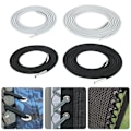 Miniatyrbild 2 av 7: 8st/ set Elastisk sladd 1,4/2,2M ​Solstolar Fixering av campingrep Utomhustält Kajak för vilstolar Reparationssats för repsnöre black