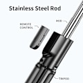 Miniatyrbild 5 av 6: Bluetooth Selfie Stick Trådlöst 360º Roterande Tripodstativ Fjärrkontroll Fyllnadsljus Multifunktionellt Utdragbart Stativ Blue
