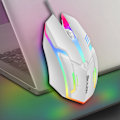 Miniatyrbild 3 av 6: SKYLION F1 Trådbunden 3 Knappars Mus Färgglad Belysning Spel och Kontor För Microsoft Windows och Apple IOS System WHITE