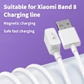 Miniatyrbild 5 av 6: För Xiaomi Band 8 /8 Pro /8 Active Laddningskabel Datakabel Smartband USB-kabel Magnetisk Laddare Smartklocka Laddare Strömadapter A3