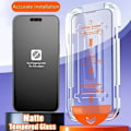 Miniatyrbild 2 av 6: 3-pack Oleofobisk Beläggning Dammfri Installation Skärmskydd för IPhone 13 14 11 12 15 16 Pro Max 15 Plus XR XS Matt Glas For iPhone 15 Plus 3Pcs Matte Glass