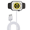 Miniatyrbild 6 av 6: 5V USB Magnetisk Smartwatch Laddare Laddningskabel Smartklocka Laddningsdocka Sladd för S8 Pro/DT3/S8 PRO MAX/X8/X7 Plus/X22Pro White