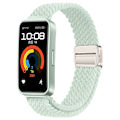 Miniatyrbild 1 av 6: Nylonflätat armband för Huawei Band 10 9 8 Justerbart magnetspänne Armbandsur Huanwei Band 10/9/8 Tillbehör correa Mint For Huawei Band 10