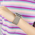 Miniatyrbild 4 av 6: Milanese Loop för Apple Watch armband 44mm 40mm 45mm 41mm 42-38-44mm rem ultra 2 49mm metallarmband iwatch series 9 8 7 6 SE 5 4 3 Gold 05 41mm-40mm-38mm