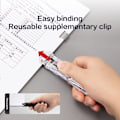 Miniatyrbild 5 av 6: Khinsun Pappersklipper Häftställare Push Klämningsfil Dokument Bindning Verktyg Stapling Maskin Pappersklipp Med Påfyllningar Kontorsmateriel 1Box Refill