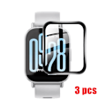 Miniatyrbild 1 av 6: 1-3ST 9D Böjd Skyddsfilm För Xiaomi Redmi Watch 5 Active Smartwatch Skärmskydd för Redmi Watch 4 3Active 3Lite Film 3 Pcs Redmi Watch 3 lite