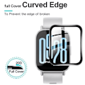 Miniatyrbild 5 av 6: Skärmskydd för Xiaomi Redmi Watch 5 Active/Lite Tillbehör Mjuk TPU HD Klar Anti-Rep Film för Redmi Watch 4/3 active 4 Pcs Redmi Watch 5 Active