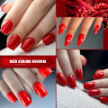Miniatyrbild 3 av 6: LILYCUTE 5 st/set 7ML Rödbrun Nagelgel DIY Nagelkonst Semi-Permanent UV Gel Polish Långvarig Design Manikyr Kit Tillbehör 241176