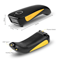 Miniatyrbild 4 av 5: NETUM C750 Bluetooth QR 2D Streckkodsläsare OCH C830 Trådlös Laser 1D USB Streckkodsläsare för IOS Android Windows Mobilbetalning C750 Bluetooth 2D