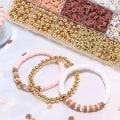 Miniatyrbild 4 av 6: Gåvor till flickor Rainbow Platt Pärla Bohemian Armband Halsband Göra Brevpärlor Unikt set DIY NRT059-59