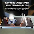 Miniatyrbild 3 av 6: 1-4 st Hydrogel Film för iPhone 16 15 14 13 12 11 Pro Max Plus Full Cover Skärmskydd Ej-Glas Främre Mjuk Film Tillbehör For iPhone 6 6s Plus 4PCS