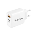 Miniatyrbild 1 av 6: PD 65W Högpresterande USB-laddare Super snabb omvandlingsbar laddare Adapter för iPhone 15 14 13 12 Pro Huawei Xiaomi Samsung Pixel oppo EU White