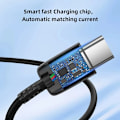 Miniatyrbild 4 av 6: 45W PD USB-C Snabbladdare för Samsung S20 S21 FE S22 S23 S24 Note 20 A14 A15 A25 A53 A54 Dubbel Typ C Super Snabbladdning 5A Kabel 2m Cable - Kit EU Charger and Cable