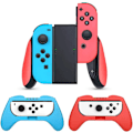 Miniatyrbild 1 av 7: Kompatibel med Nintendo Switch/Switch OLED Joy-Con, 3 i 1 Slitstarkt Game Switch Controller Handle Case Kit Red