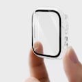 Miniatyrbild 1 av 6: Skärmskyddsfodral i härdat glas för Apple Watch Series 9 Ultra 8 7 6 5 4 3 2 1 SE 49MM 45MM 41MM 40MM 44MM 42MM 49 MM Transparent 19 44MM