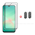 Miniatyrbild 1 av 6: 6-i-1 För Samsung Galaxy A26 Glas Samsung A26 Härdat Glas Fulltäckande Lim 9H Skärmskydd Samsung A26 A 26 Linsskydd 2 Glass and 2 Lens For A26