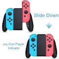 Miniatyrbild 6 av 7: Kompatibel med Nintendo Switch/Switch OLED Joy-Con, 3 i 1 Slitstarkt Game Switch Controller Handle Case Kit Black
